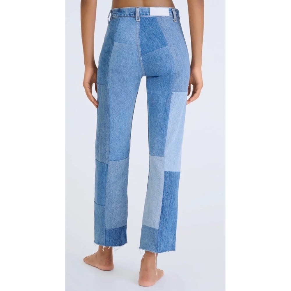 Re/done X Levi's $595 70s Patch Jeans Size 26 - Picture 3 of 8